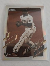 2021 Topps Chrome KeBryan Hayes Sepia Refractor Rookie RC #191  Pirates