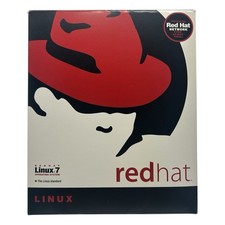 Red Hat Linux 7 Operating System CD-ROM, 2000 Big Box CIB Complete Software
