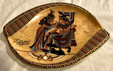 VTG Fathi Mahmoud LIMOGES EGYPTIAN Decorative Plate PHARAOH KING TUT Rare EGYPT
