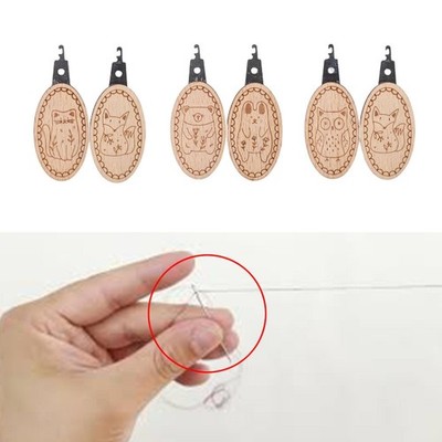 2 Stück Nadeleinfädler Näheinfädler für Handarbeit Quilten Stricken