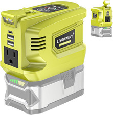 200W Power Inverter Compatible with Ryobi 18V Battery, DC 18V to AC 110-120V Pow