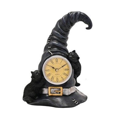 Juliana Mystic Legends Zauberer Hut und schwarze Katzen Uhr - 69690 - Neu