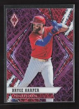 2021 Panini Chronicles #10 Bryce Harper Phoenix Purple Velocity B22