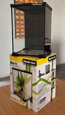 Reptile One Mini T2 Glass Terrarium 20x20x30cm 46191 - Grey - LIKE NEW