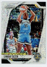 2024 Panini Prizm WNBA White Sparkle Prizm Lindsay Allen #107 00zd