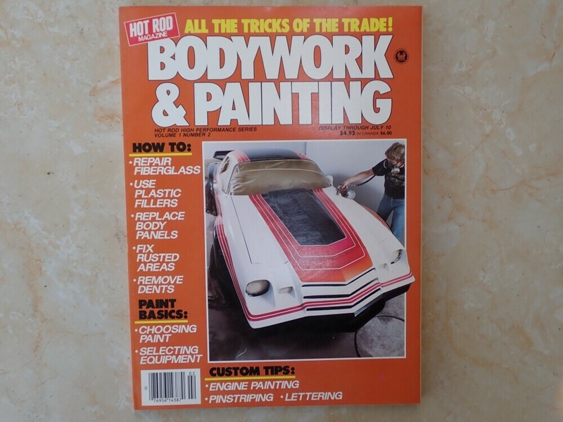 Vintage 1984 Hot Rod Magazine - Bodywork & Painting - How To Book Vol 1 #2