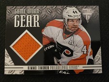 2012-13 Panini Rookie Anthology #GG-KT Kimmo Timonen Titanium Game-worn Gear