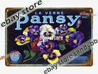 1900s Citrus Crate Label Vintage Floral Fruit Artwork Tin Sign indoor wall decor
