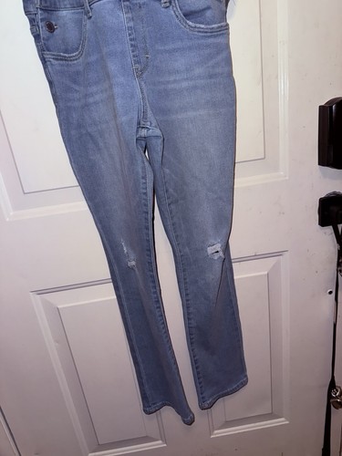 Levi’s Overalls Womens 14 Medium Blue Wash Y2K Minimalist Streetwear (67) - Picture 5 of 7