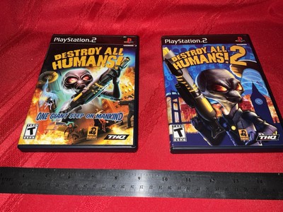 Destroy All Humans & Destroy All Humans 2 Bundle (Sony PlayStation 2) CIB