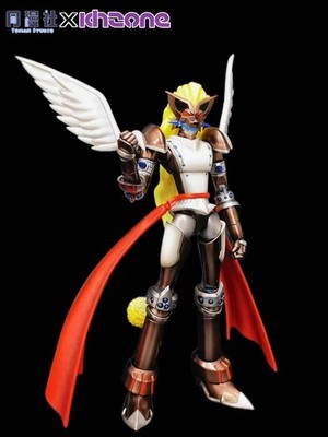 Leopardmon Human Mode Resin KHZONE Studio Statue Digimon 20cm