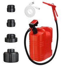 Fuel Transfer Pump Battery Operated & USB Chargeable Gas Pump For Gas Can Pum...
