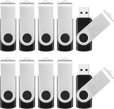 8GB Flash Drive 10 Pack Bulk USB Flash Drives, USB2.0 Thumb Drive USB Stick for 