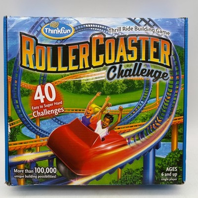 Roller Coaster Challenge COMPLETE Thinkfun 2017 Building Game Puzzles Ride
