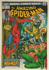 Amazing Spider-Man 124 1973 fumetto Marvel vintage prima apparizione uomo-lupo