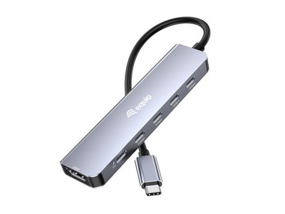 Equip 133499 Usb-C 6 In 1 Multifunctional  Adapter, Hdmi 4K/60Hz, Gen2 X 4 ( ~E~