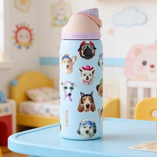 OwaIa Dog Collage DogWala 32oz Water Botter Cup Gift