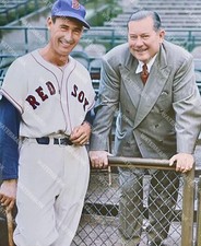 GX789 Ted Williams - Tom Yawkey Boston Red Sox 8x10 11x14 16x20 Colorized Photo