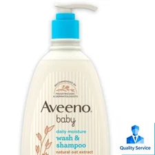 Aveeno Baby Daily Moisture Gentle Body Bath Wash & Shampoo -  18 fl oz