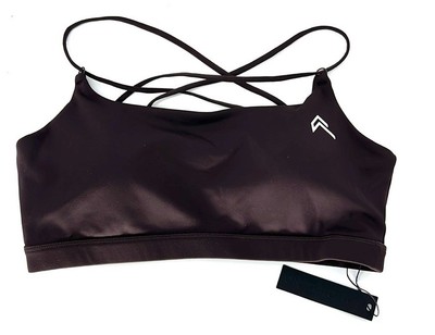 Omar active NWT everyday cross over bralette large in plum Activewear