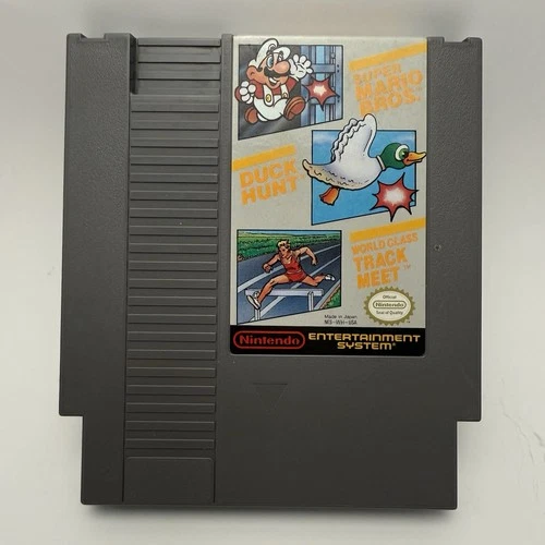 Super Mario Bros / Duck Hunt / World Class Track Meet (Nintendo NES) - Authentic