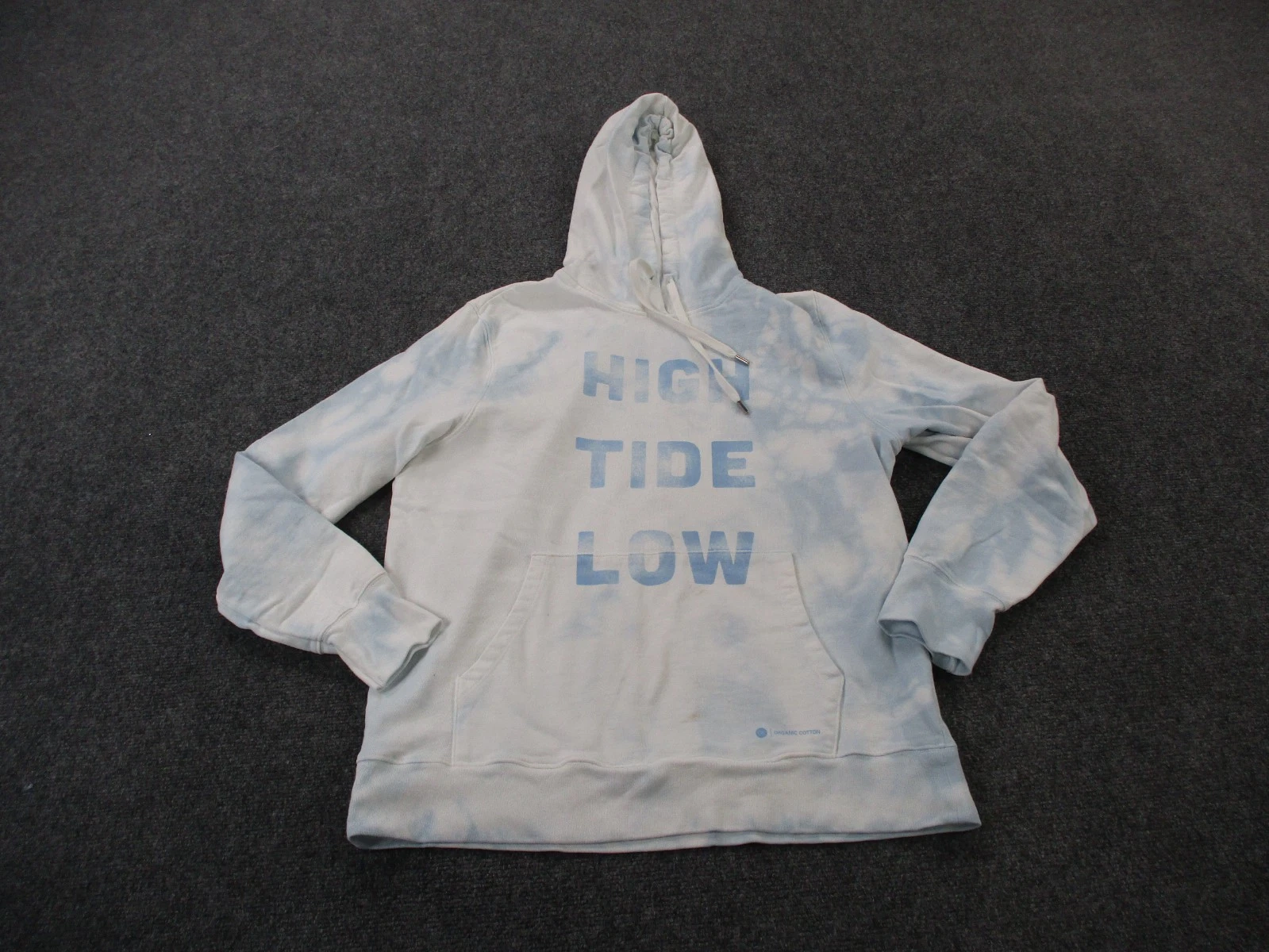 Outerknown Hoodie Sweatshirt Mens M Tie Dye Pullover Spellout Logo High Tide Low