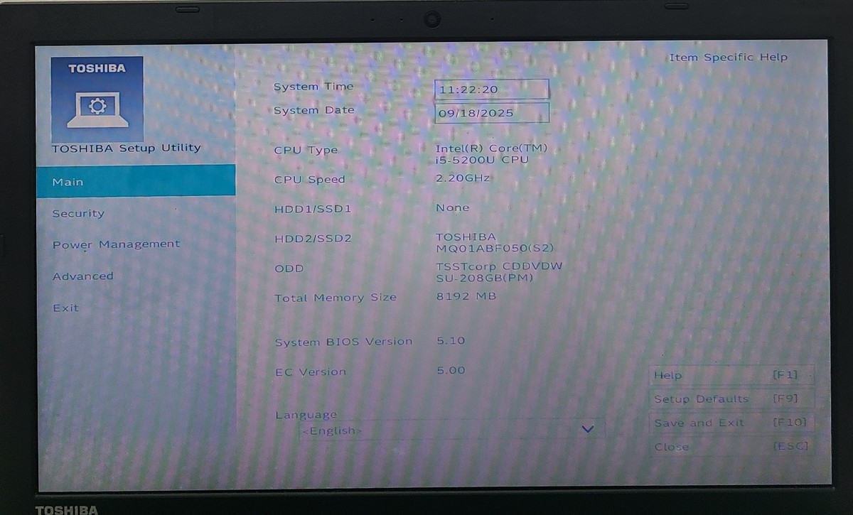 Toshiba Satellite L50-C Laptop Intel I5-5200U 8GB RAM 500GB HDD NO