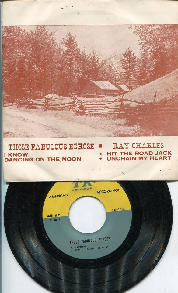 THOSE FABULOUS ECHOSE/ RAY CHARLES/ "I KNOW" THAI THAILAND EP 7" 45RPM Foto 2 de 3