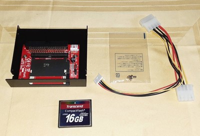 AKAI Z4/Z8 ANDERE IDE CF COMPACT FLASH 16GB ADAPTER KARTENLESER FUNKTIONIEREN