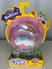 Lil' Hamster Little Live Pets SPRINKZ Moves and Sounds Like A real Toy Adopt PET