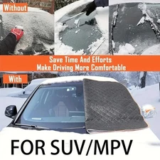 9 Magnetic Car Windshield Cover Protector Snow Ice Frost Guard Sun Shade USA