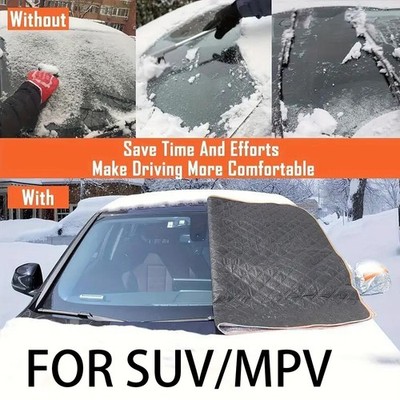 9 Magnetic Car Windshield Cover Protector Snow Ice Frost Guard Sun Shade