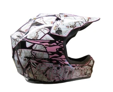 Cartman Youth Dirt Bike Motocross Helmet DOT Approved Pink Medium - NEW!