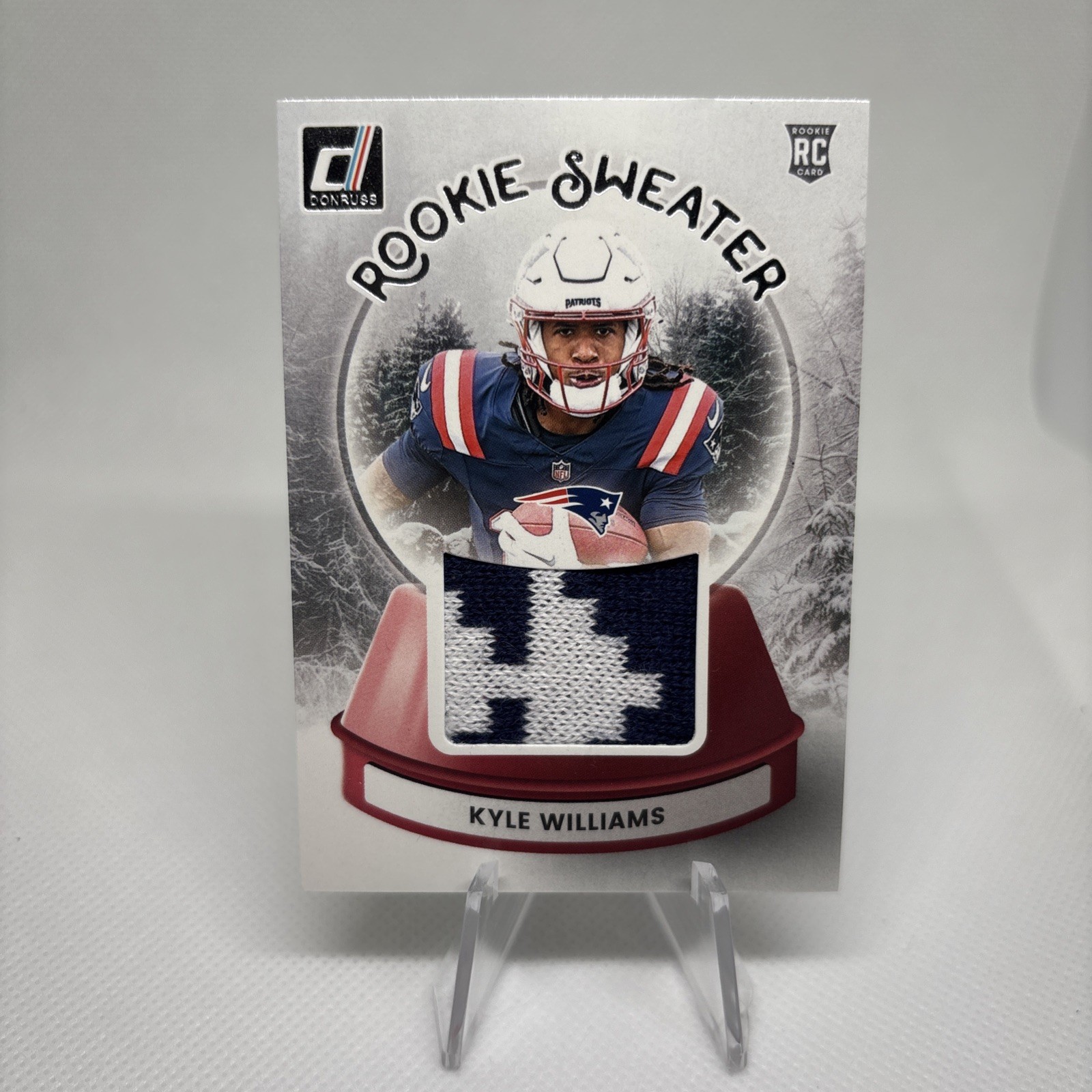 2025 Panini Donruss - Rookie Holiday Sweaters Kyle Williams #SWE-KWS (MEM, RC)