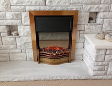 DIMPLEX Coal Effect Inset Electric Fire Danesbury DAN20AB Antique Brass Cosy