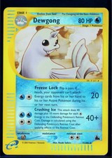 Pokemon SKYRIDGE - #7/144 Dewgong - Reverse Holo - ENG - Lightly Played