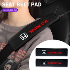 2pcs Car Seat Belt Shoulder Pad Plush Cover For Honda Civic