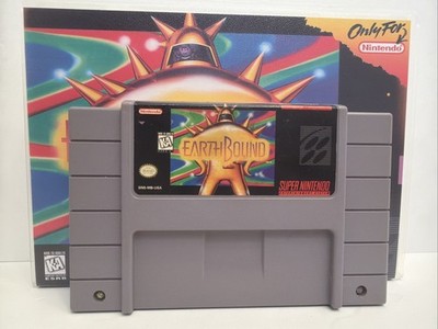EarthBound Super Nintendo Game SNES Authentic  +Collector Case