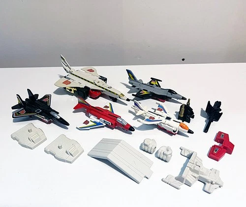 Superion Aerialbots Set Complete Vintage 1986 G1 Transformers Hasbro