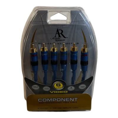Acoustic Research Component Video Cable 6ft RCA HDTV AP091 NEW