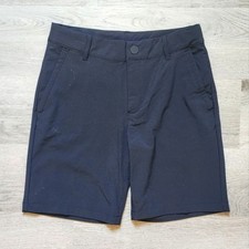 All in Motion Boy's Solid Black Semi-Formal Active Casual Golf Shorts Size 10