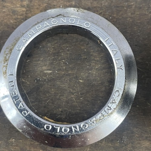 Vintage Campagnolo Super Record Headset 1" x 24 TPI England Thread Steel 1" - Picture 11 of 24