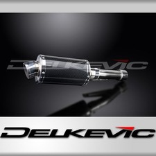 HONDA GB500F GB500TT 1985-1987 225mm OVAL CARBON SILENCER EXHAUST KIT