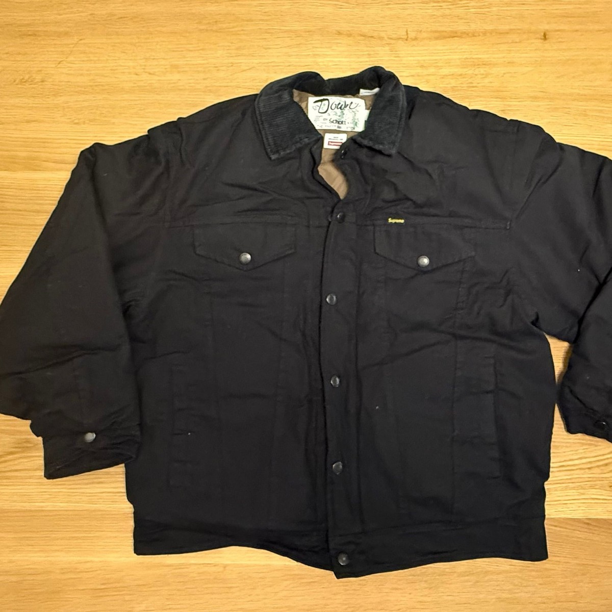 ジャケット・アウター Supreme Schott CanvasDown Trucker Jacket Supreme®/Schott® Canvas Down Trucker Jacket - Supreme