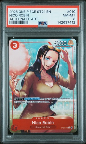 Nico Robin (Parallel) graded PSA 8 for sale on eBay