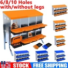 Chicken Nesting Box 6/8/10 Holes Hen Laying Boxes Rollout Egg Collection Metal