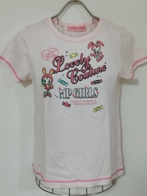 MEZZO PIANO Tシャツ 150cm Mezzo Piano 150 T-shir Pink Top Heiseiretro Japanese Brand Kawaii