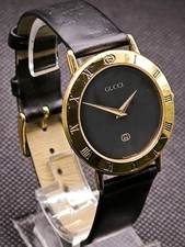 Gucci 3000M Gold Plated Watch, Working order