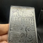 "THE AMERICAN LIE" 1 oz .999 Fine Silver Antiqued Card Bar Northview Products AG