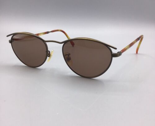 Oliver Peoples Sunglasses Vintage OP-6 Ag-Ybr Sunglasses Lunettes Sonnenbrill - Picture 1 of 11